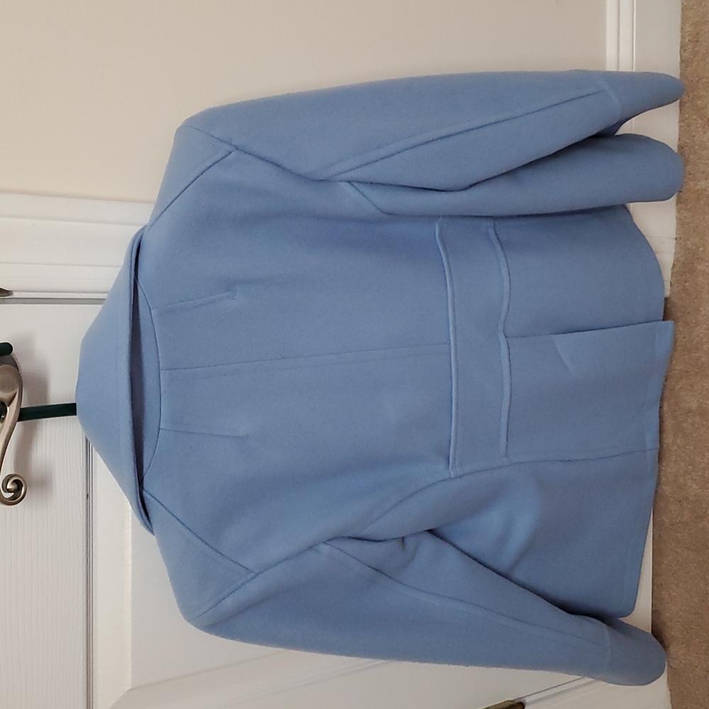 Blue Pea Coat - Picture 2 of 7